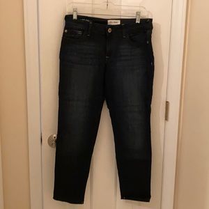 Dark blue super soft/stretchy skinny jeans